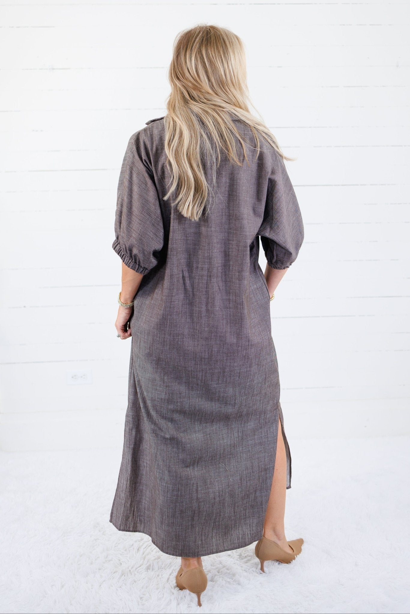 Blakely Chestnut Dress Adrienne