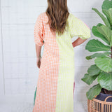 Blakely Multi Seersucker Maxi Dress Adrienne