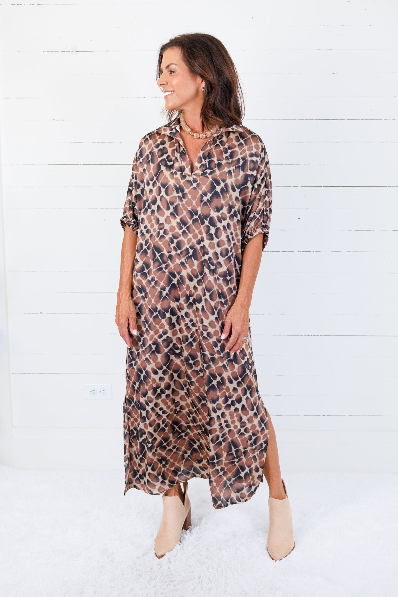 Blakely Spotted Dress Adrienne