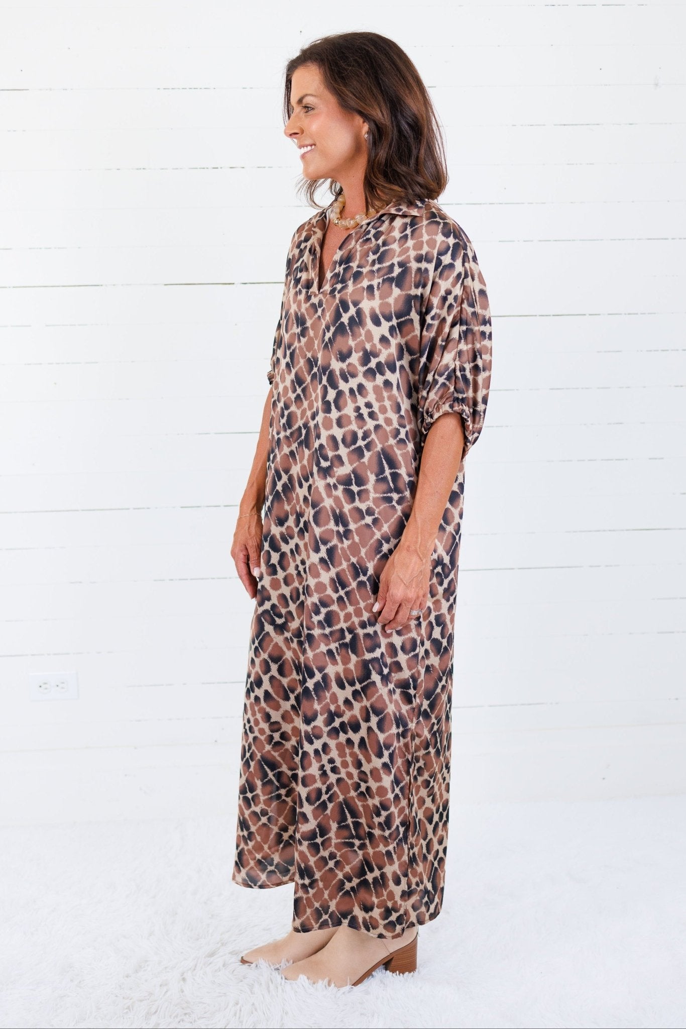 Blakely Spotted Dress Adrienne
