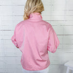 Bonny Pink Carnation Stripe Top Emily Mccarthy