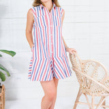Born in the USA Striped Mini Dress Fate