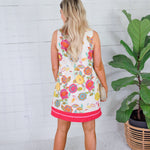 Boykin Bright Floral Mini Dress THML