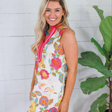 Boykin Bright Floral Mini Dress THML