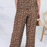 Brindley Cocoa Polka Dot Pants