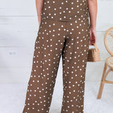 Brindley Cocoa Polka Dot Pants