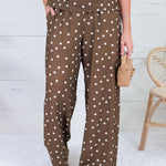 Brindley Cocoa Polka Dot Pants