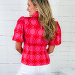 Britt Villa Jacquard Top Emily Mccarthy