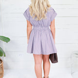 Brooke Stripe Shirt Dress Karlie