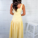 Buttercup Drop Waist Maxi Dress