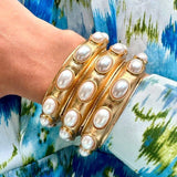 Harriette Gold + Pearl Bracelet