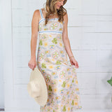 Camila Seaside Scribbles Maxi Dress Sincerely Ours