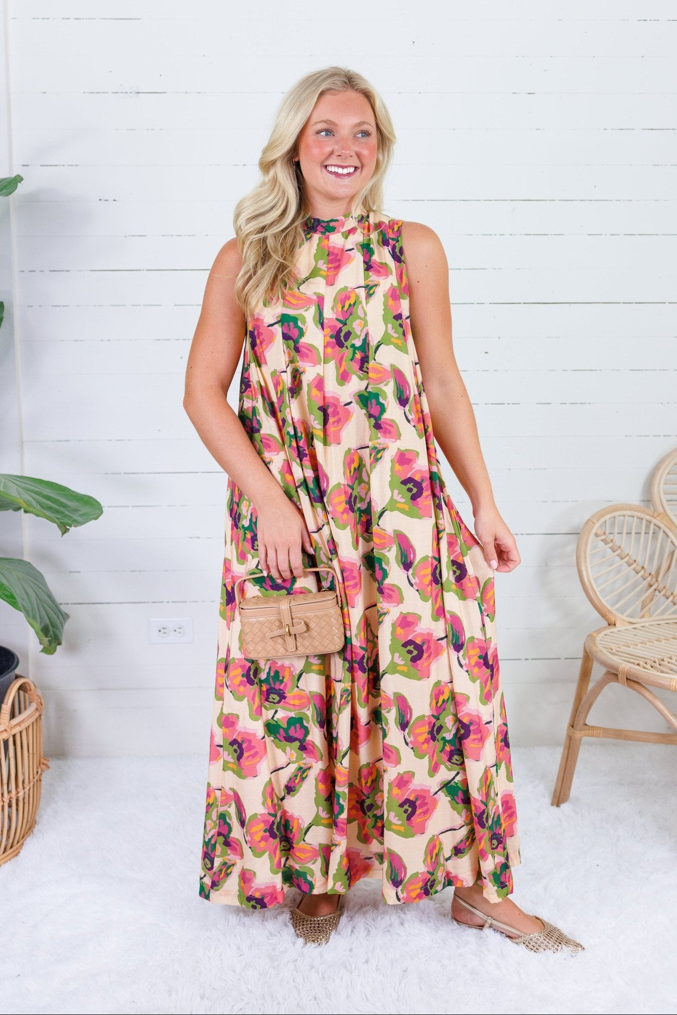 Camille Floral Maxi Dress
