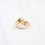 Canton Textured Hoop Gold Earring - A3 Accessories - Jewelry - Earrings - Clover + Bee