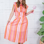 Cardinal Sirocco Stripe Top Meet Me in Santorini 