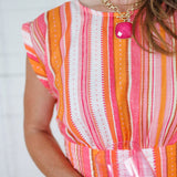 Cardinal Sirocco Stripe Top Meet Me in Santorini 
