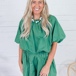 Carmela Green Dotted Shorts