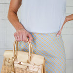Carmen Halogen Blue Keyhole Top Naked Zebra