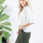 Carnival Ivory Boxy Sweater Le Lis