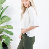 Carnival Ivory Boxy Sweater Le Lis