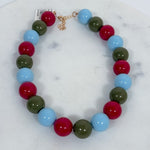 Carson Acrylic Ball Beaded Necklace