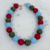 Carson Acrylic Ball Beaded Necklace