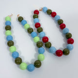 Carson Acrylic Ball Beaded Necklace