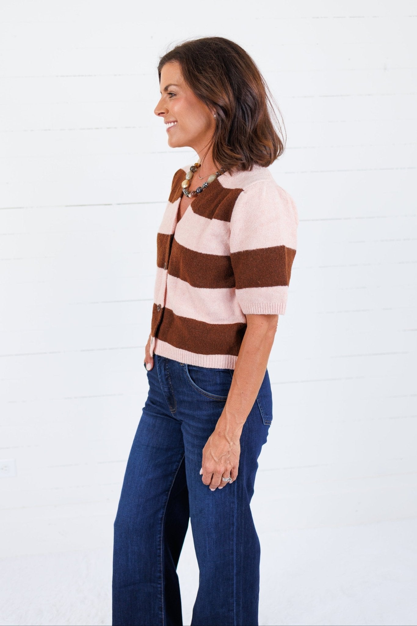 Carter Brown + Pink Sweater Pinch