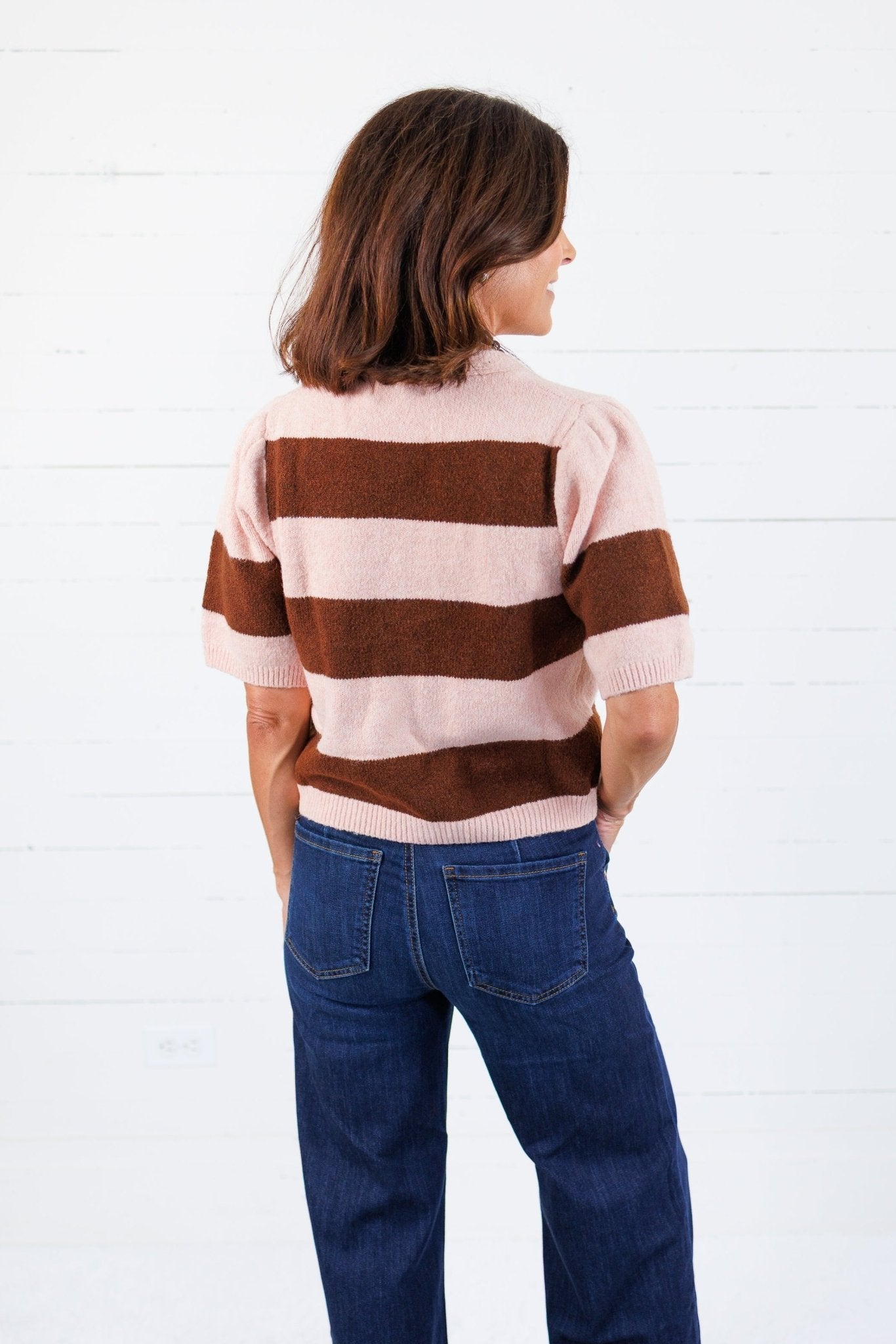 Carter Brown + Pink Sweater Pinch