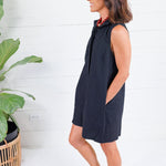 Catherine Black Mini Dress Entro