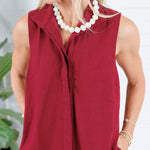 Catherine Crimson Mini Dress Entro