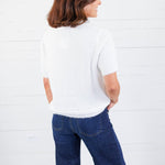 Charleston Canary Ivory SS Sweater Molly Bracken