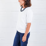 Charleston Canary Ivory SS Sweater Molly Bracken
