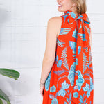 Charlie Strawberry Waves Maxi Dress Briton Court