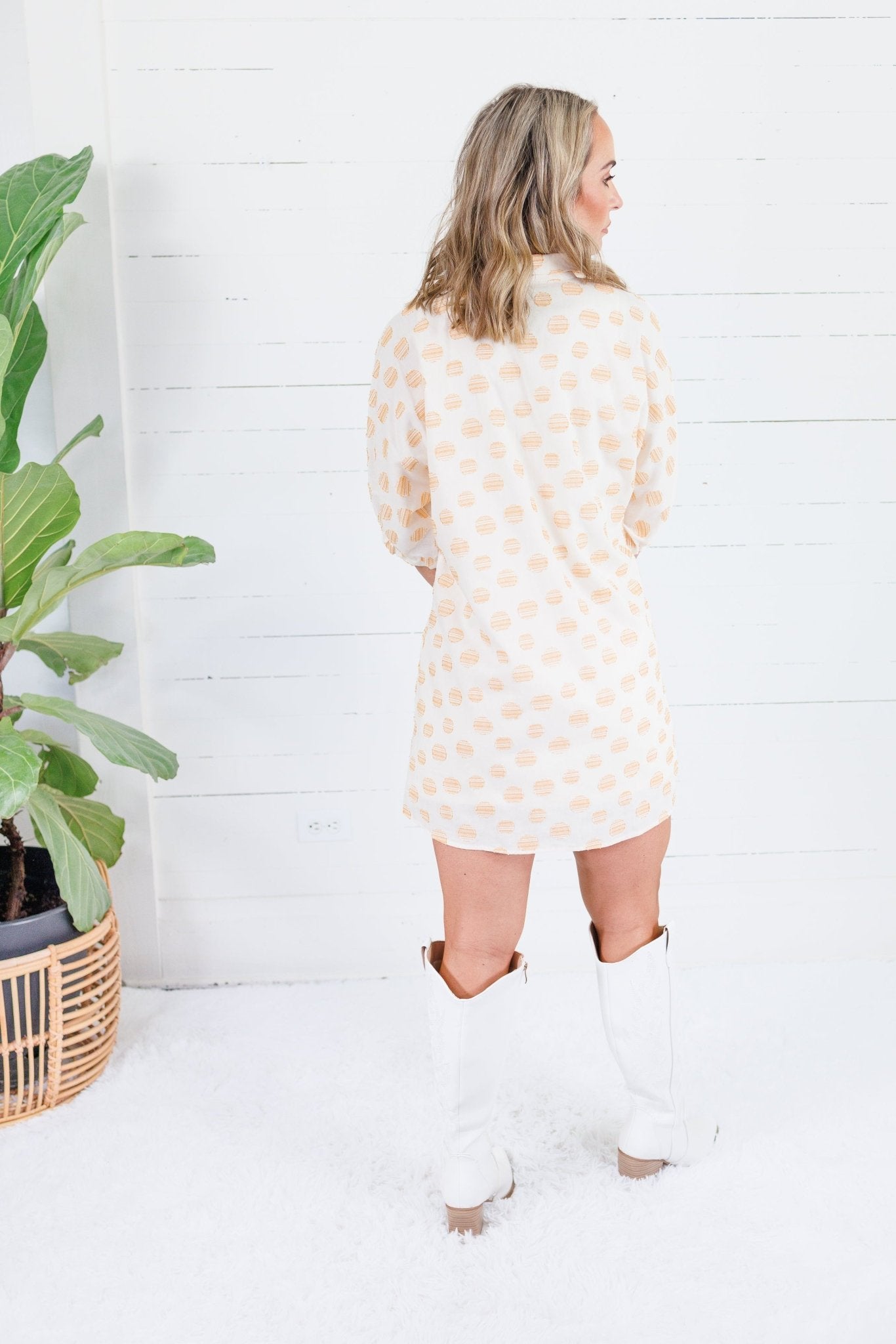 Charlotte Honey Drops Mini Dress Adrienne