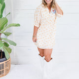 Charlotte Honey Drops Mini Dress Adrienne