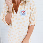 Charlotte Honey Drops Mini Dress Adrienne