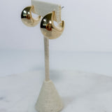 Cheney Puffy Gold Hoops