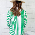 Chevy Kelly + White Striped Top