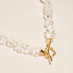 Chunky Clear Resin Bead Necklace - A3 Accessories - Jewelry - Clover + Bee