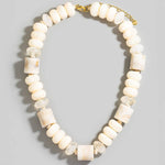 Chunky Marble Resin Beaded Necklace - A3 Accessories - Jewelry - Clover + Bee