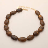 Chunky Marbled Pebble Beaded Statement Necklace - A3 Accessories - Jewelry - Clover + Bee