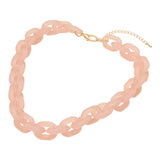 Chunky Resin Chain Link Necklace - A3 Accessories - Jewelry - Clover + Bee