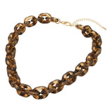 Chunky Resin Chain Link Necklace - A3 Accessories - Jewelry - Clover + Bee