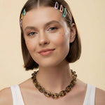 Chunky Resin Chain Link Necklace - A3 Accessories - Jewelry - Clover + Bee
