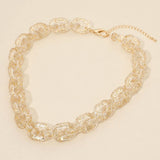 Chunky Resin Chain Link Necklace - A3 Accessories - Jewelry - Clover + Bee