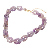 Chunky Resin Chain Link Necklace - A3 Accessories - Jewelry - Clover + Bee