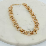 Circle Multi Link Gold Chain Necklace - A3 Accessories - Jewelry - Clover + Bee