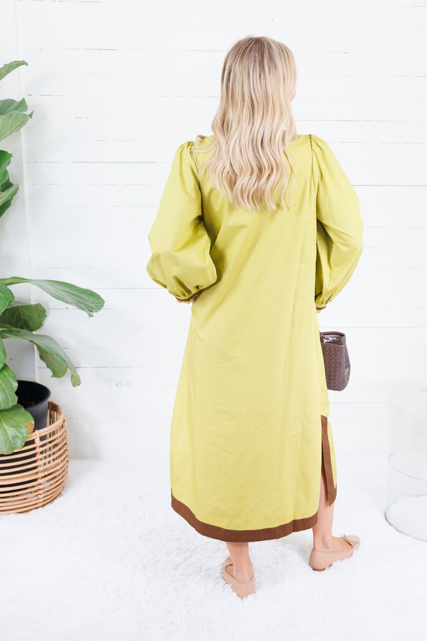 Cissy Chartreuse Shift Maxi Dress Jodifl