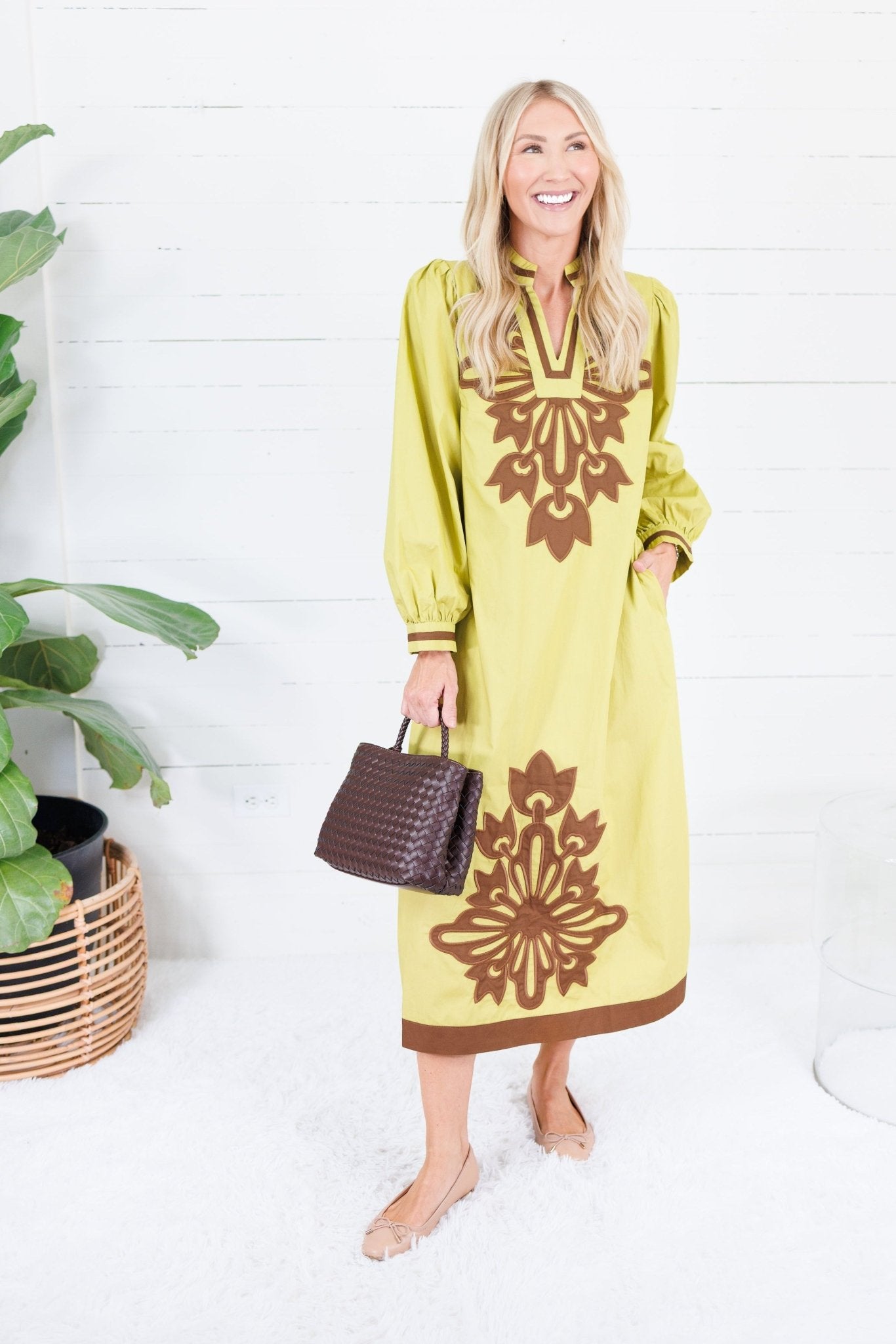 Cissy Chartreuse Shift Maxi Dress Jodifl
